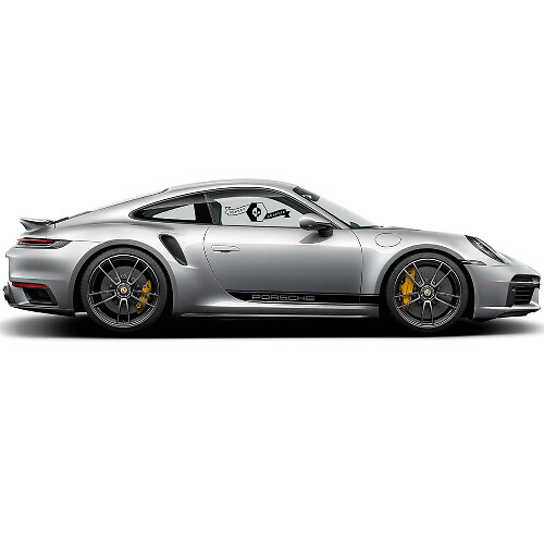 Kit de bandes latérales Porsche 911 Carrera 4S Autocollant Décalcomanie
