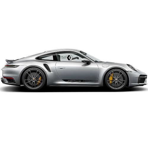 Kit d'autocollants vinyle à bandes latérales classiques pour Porsche 911 Carrera