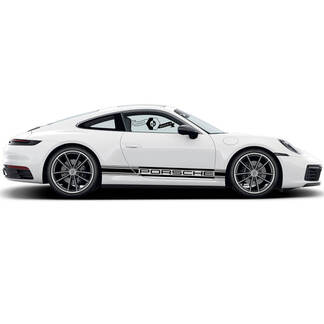 2 Porsche 911 Porsche Carrera Classic Bandes Latérales Portes Kit Sticker Autocollant
