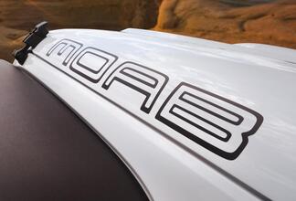 2 jeep 2013 - 2022 wrangler moab edition capot autocollants autocollants