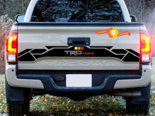 Toute option Tailgate de lit Vintage Couleurs TRD Toyota Tacoma Tacoma Vinyl Decal Sticker 3