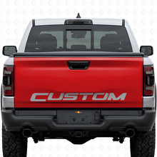 Autocollant Vinyle Personnalisé Lettre Blackout de Hayon pour Dodge Ram Rebel_4