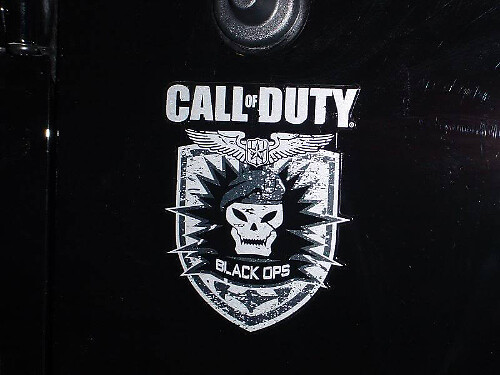 Autocollant vinyle logo latéral Call of Duty Black Ops pour Jeep Wrangler