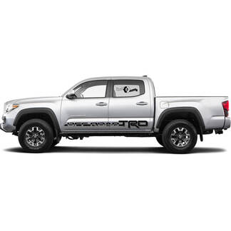 2 kit d'autocollants pour Toyota Trd Off Road Tacoma Stripe Rocker Panel Decal Sticker Graphic Side
