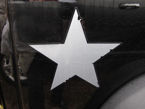 Kit de autocollants en vinyle avec étoile militaire usée pour Jeep Wrangler