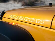 2 Jeep Rubicon Hood Toutes les couleurs CJ TJ YJ JK XJ Cricut Vinyl Stick 2