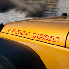 Autocollant vinyle de lettrage en relief pour capot Jeep Rubicon_3