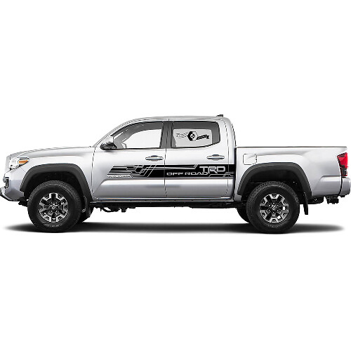 Kit d'autocollants bande de porte style tout-terrain TRD pour Toyota Tacoma