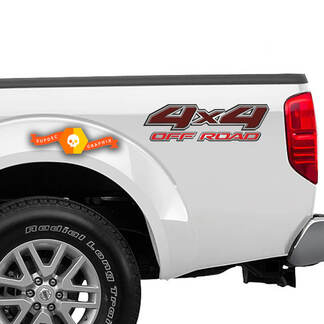 Autocollant en vinyle pour lit de camion tout-terrain 4x4, 4

