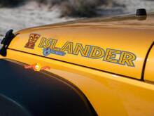 Kit d'autocollants en vinyle pour capot Islander pour Jeep Wrangler JK_2