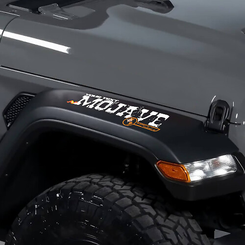 Autocollant vinyle style Mojave pour aile de Jeep Wrangler Rubicon