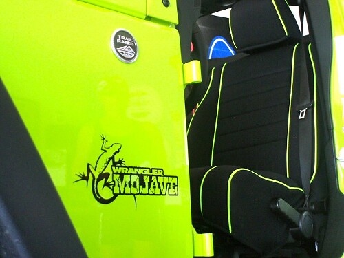 Autocollants en vinyle Mojave 2 pour Jeep Wrangler Rubicon TJ YK JK