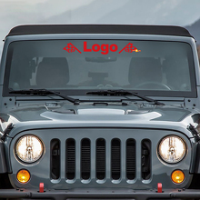 Autocollant en vinyle personnalisé avec logo et drapeaux pour pare-brise de Jeep_3