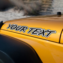 Autocollant en vinyle d’inscription Néon pour capot Jeep Wrangler Rubicon_2