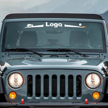 Autocollant en vinyle logo Mountain Style pour pare-brise Jeep Wrangler Rubicon_2