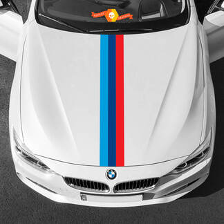 Bandes de capot couleurs M pour BMW toutes générations et modèles
