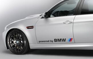 Paire d’autocollants BMW propulsés par BMW
