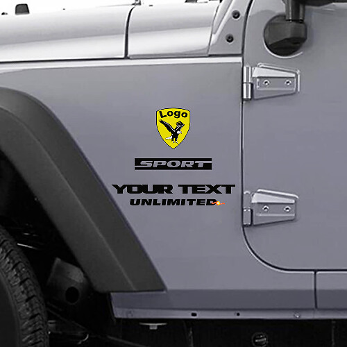 Autocollant en vinyle Jeep Wrangler Rubicon Bald Eagle CJ YK JK