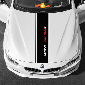 Autocollants graphiques en vinyle pour capot BMW au milieu BMW Racing nouveau
