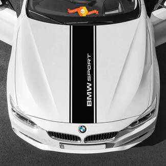 Autocollants graphiques en vinyle pour capot BMW au milieu BMW Sport Nouveau
