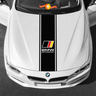 Autocollants graphiques en vinyle pour capot BMW au milieu BMW Motorsport

