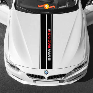 Autocollants graphiques en vinyle pour capot BMW au milieu palette de course BMW 2022

