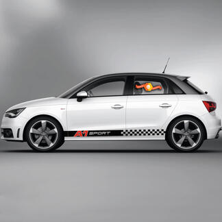 2x Autocollants Vinyle Autocollants Graphiques Audi A1 Bas de caisse A1 Sport 2022
