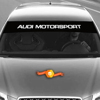 Décalcomanies en vinyle Stickers graphiques pare-brise Audi sunstrip Motorsport 2022
