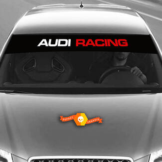 Décalcomanies en vinyle Stickers graphiques pare-brise Audi sunstrip Racing 2022
