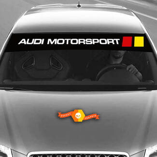 Décalcomanies en vinyle Stickers graphiques pare-brise Audi pare-soleil Racing Motorsport 2022

