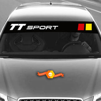 Décalcomanies en vinyle Stickers graphiques pare-brise Audi pare-soleil TT Sport 2022
