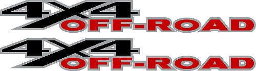 2 autocollants en vinyle DODGE RAM 4x4 OFF ROAD TRUCK