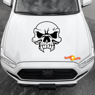 Décalcomanies en vinyle Autocollants graphiques Capot de voiture New Big Skull Dracula 2022
