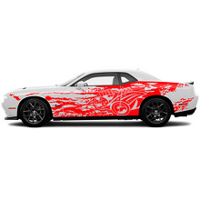 Autocollant vinyle latéral Super Bee pour Dodge Challenger_2