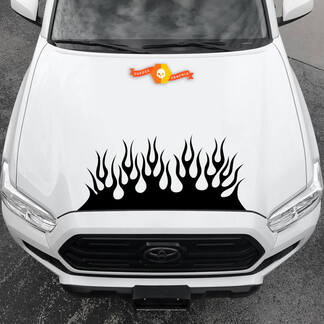 Nouveaux autocollants en vinyle autocollants graphiques capot de voiture flammes abstraites 2022 - 1
