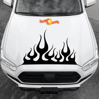 Nouveaux autocollants en vinyle autocollants graphiques capot de voiture flammes abstraites 2022 - 3
