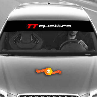 Décalcomanies en vinyle Stickers graphiques pare-brise TT Quattro Audi sunstrip Racing 2022
