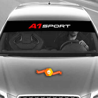 Décalcomanies en vinyle Stickers graphiques pare-brise A1 Sport Audi sunstrip Racing 2022
