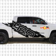 Toyota Tundra Autocollant latéral personnalisé Autocollant Truck Wrap Splash - TRD SIDE
 2