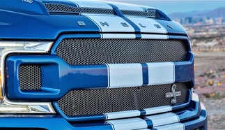 120in10inx2 Dual Rally Racing Stripes pour Ford F-150 F-250 F-350 Kit d'autocollants en vinyle
