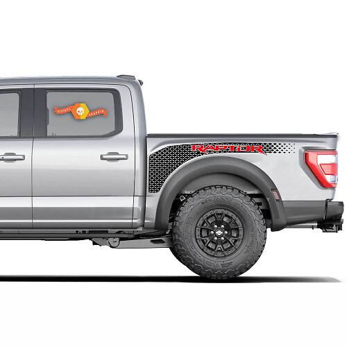 Kit de décalcomanies en vinyle perforé pour flanc de benne pour camion Musclecar power truck 2022