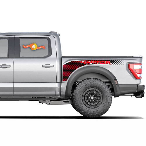 Kit d'autocollants en vinyle Tracery Splash Side Bed pour camion Musclecar 2022