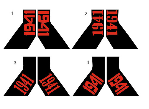 Autocollant d'étoile 1941 pour Jeep Gladiator Side War, style d'usine, 2 couleurs, kit de bandes graphiques en vinyle pour carrosserie 2018-2023.
