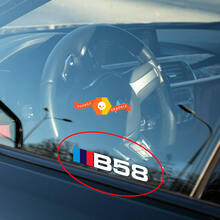 BMW B58 Sticker de décalcomanie moteur pour fenêtre intérieur extérieur ajustement à 340 440 240 140 540 x3 x4 x5 x6 2