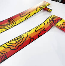 Autocollant de décalcomanie à rayures avec carte topographique Couleurs vintage pour TRD OFF ROAD TOYOTA TACOMA FJ CRUISER 4RUNNER TUNDRA 2