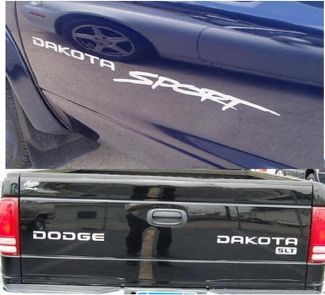Kit d'autocollants Dodge Dakota Sport Dodge plusieurs couleurs
