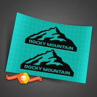 Graphiques de décalcomanie Jeep Rubicon Wrangler Rocky Mountain Side Wrangler Sticker
