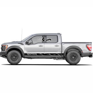 2x Ford F150 Raptor Side Rocker Panel Vinyl Stickers Decal Vinyl Stickers graphiques rallye autocollant
