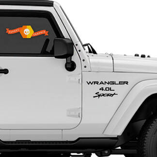 KIT AUTOCOLLANTS Jeep Wrangler Sport 4.0 YJ TJ
