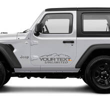 Kit de stickers vinyle personnalisés pour flanc de montagne pour Jeep Wrangler Unlimited_3